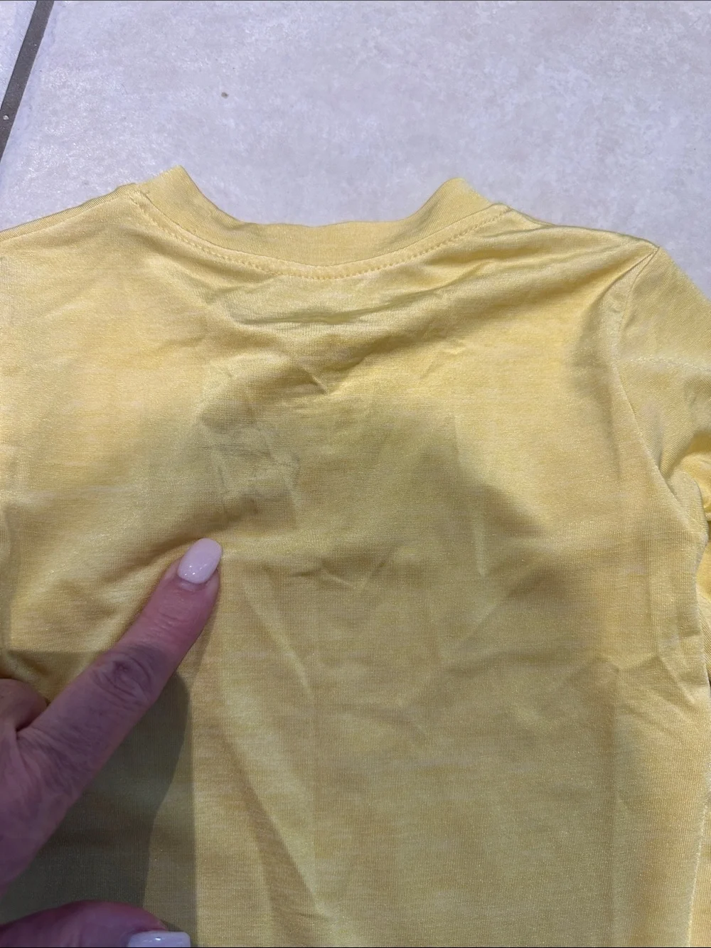 Kids Long-Sleeve Tee - Yellow